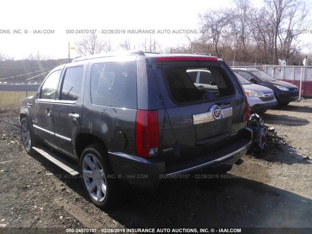 1GYS4CEF1BR163681 - 2011 CADILLAC ESCALADE PREMIUM GRAY photo 3