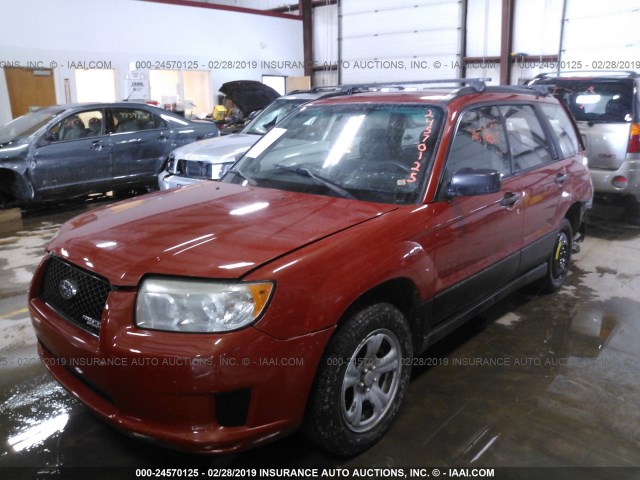 JF1SG63647H736917 - 2007 SUBARU FORESTER 2.5X/SPORTS 2.5X ORANGE photo 2