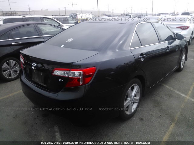 4T1BF1FK9DU232015 - 2013 TOYOTA CAMRY L/SE/LE/XLE 深蓝色 照片 4