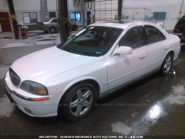 1LNHM87A2YY781813 - 2000 LINCOLN LS WHITE photo 2
