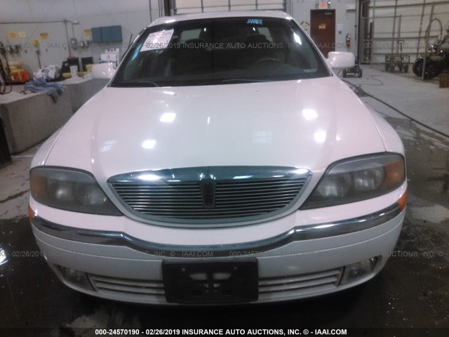 1LNHM87A2YY781813 - 2000 LINCOLN LS WHITE photo 6