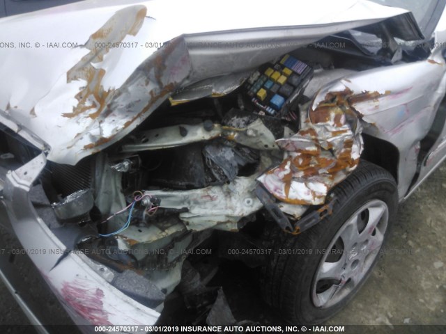 KMHDN46D05U063132 - 2005 HYUNDAI ELANTRA GLS/GT SILVER photo 6