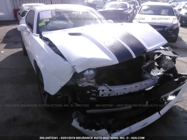 2C3CDYAG2CH167573 - 2012 DODGE CHALLENGER SXT WHITE photo 6