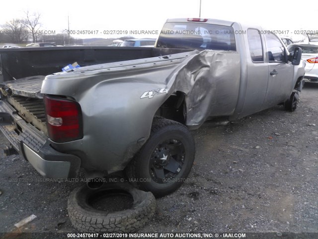 1GCJK39688E176901 - 2008 CHEVROLET SILVERADO K3500 GRAY photo 4