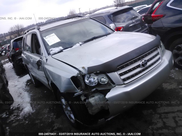 JTEHF21A630156497 - 2003 TOYOTA HIGHLANDER LIMITED SILVER photo 1