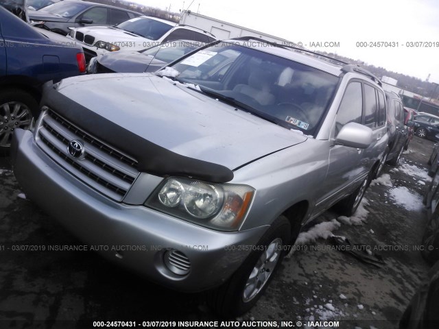 JTEHF21A630156497 - 2003 TOYOTA HIGHLANDER LIMITED SILVER photo 2