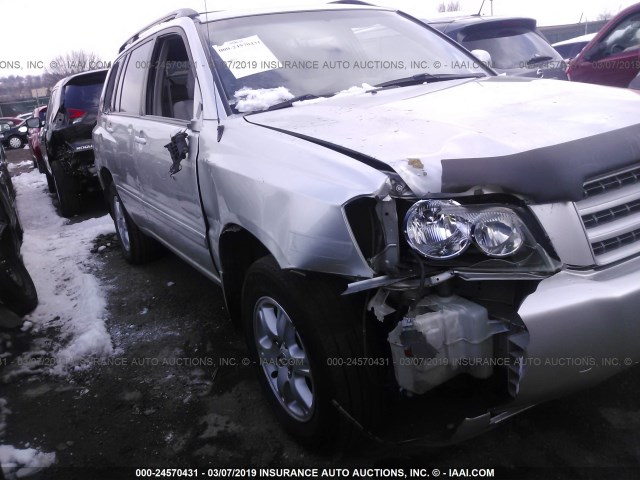 JTEHF21A630156497 - 2003 TOYOTA HIGHLANDER LIMITED SILVER photo 6