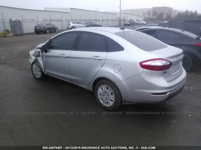 3FADP4AJ2JM136338 - 2018 FORD FIESTA S SILVER photo 3