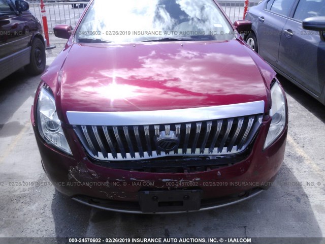 3MEHM0JA8AR628905 - 2010 MERCURY MILAN PREMIER RED photo 6