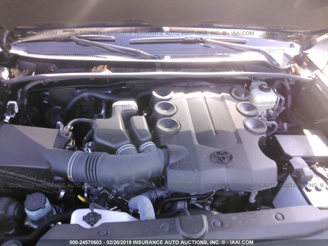 JTEBU5JRXJ5496092 - 2018 TOYOTA 4RUNNER SR5 PREM/LTDL/TRAIL/TRD Niebieski zdjęcie 10