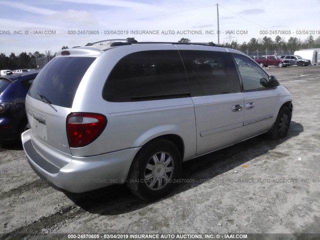 2C4GP54L65R202382 - 2005 CHRYSLER TOWN & COUNTRY TOURING SILVER photo 4