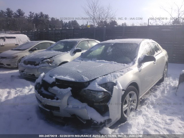 1G1ZA5EU1CF318510 - 2012 CHEVROLET MALIBU LS GRAY photo 2