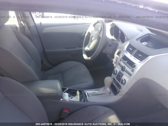 1G1ZA5EU1CF318510 - 2012 CHEVROLET MALIBU LS GRAY photo 5