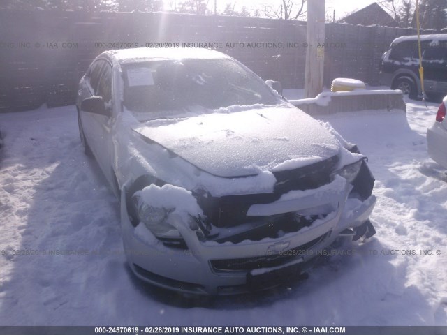 1G1ZA5EU1CF318510 - 2012 CHEVROLET MALIBU LS GRAY photo 6