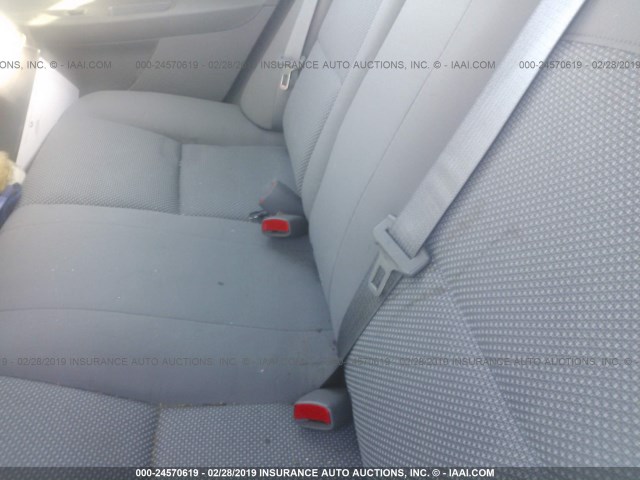 1G1ZA5EU1CF318510 - 2012 CHEVROLET MALIBU LS GRAY photo 8