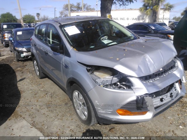 1FMCU0F74GUA60738 - 2016 FORD ESCAPE S GRAY photo 1