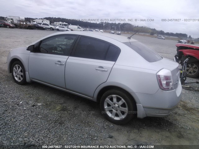 3N1AB61E97L629753 - 2007 NISSAN SENTRA 2.0/2.0S/2.0SL SILVER photo 3