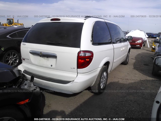 2A4GP44R96R905954 - 2006 CHRYSLER TOWN & COUNTRY LX WHITE photo 4