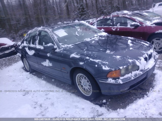 WBADM6349YGU16295 - 2000 BMW 528 I AUTOMATIC BLUE photo 1