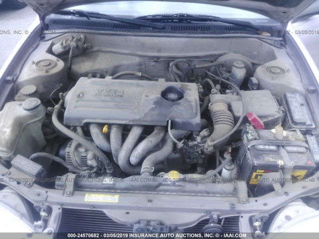 1NXBR12EXYZ332928 - 2000 TOYOTA COROLLA VE/CE/LE GOLD photo 10