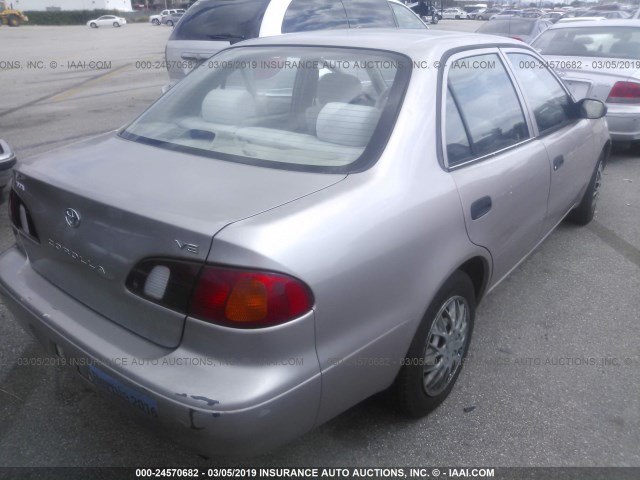 1NXBR12EXYZ332928 - 2000 TOYOTA COROLLA VE/CE/LE GOLD photo 4