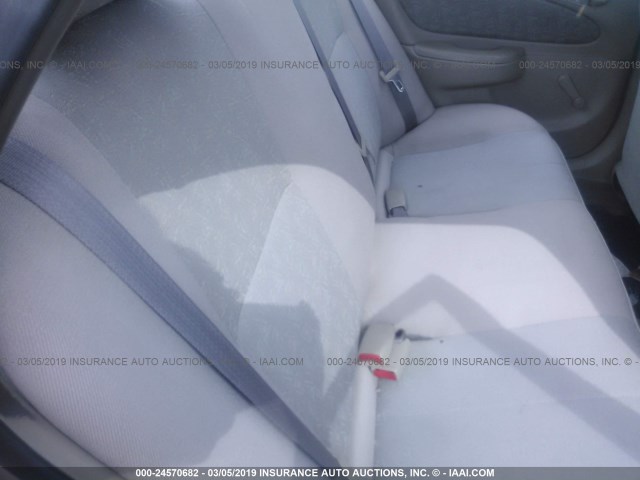 1NXBR12EXYZ332928 - 2000 TOYOTA COROLLA VE/CE/LE GOLD photo 8