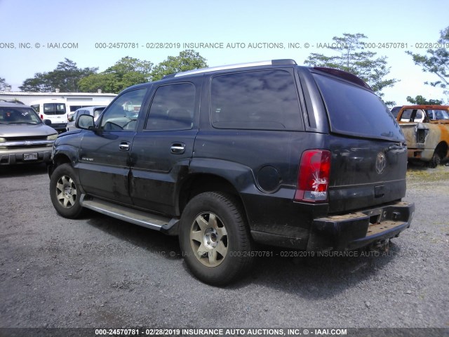 1GYEK63N12R284886 - 2002 CADILLAC ESCALADE LUXURY BLACK photo 3