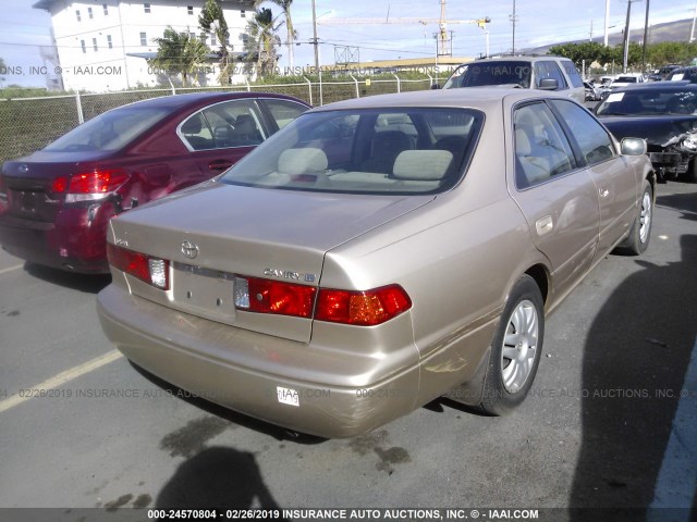 JT2BG22K210582000 - 2001 TOYOTA CAMRY CE/LE/XLE GOLD photo 4