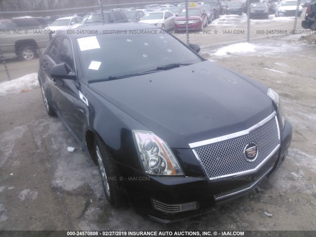 1G6DC5E56C0140832 - 2012 CADILLAC CTS BLACK photo 1