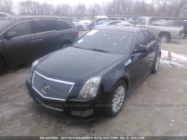 1G6DC5E56C0140832 - 2012 CADILLAC CTS BLACK photo 2