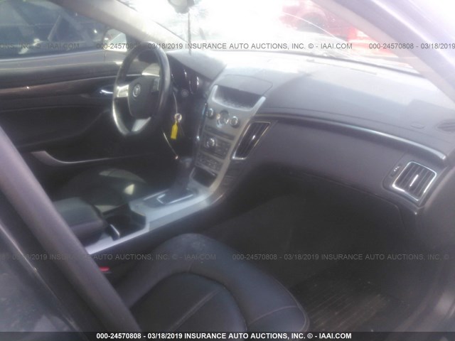 1G6DC5E56C0140832 - 2012 CADILLAC CTS BLACK photo 5