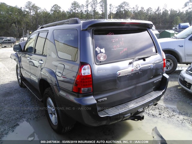 JTEZU14R278067037 - 2007 TOYOTA 4RUNNER SR5/SPORT BLUE photo 3