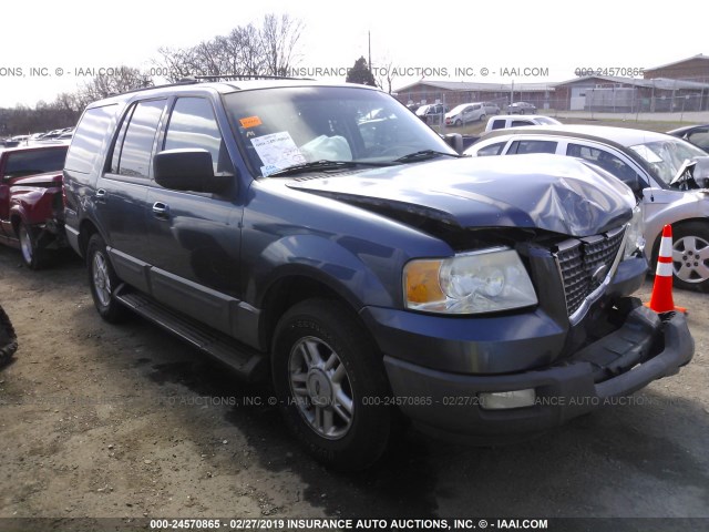 1FMRU15W13LC18008 - 2003 FORD EXPEDITION XLT BLUE photo 1