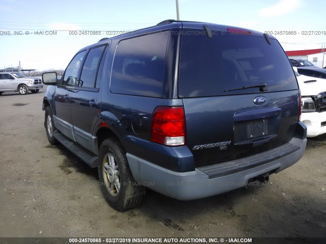 1FMRU15W13LC18008 - 2003 FORD EXPEDITION XLT BLUE photo 3