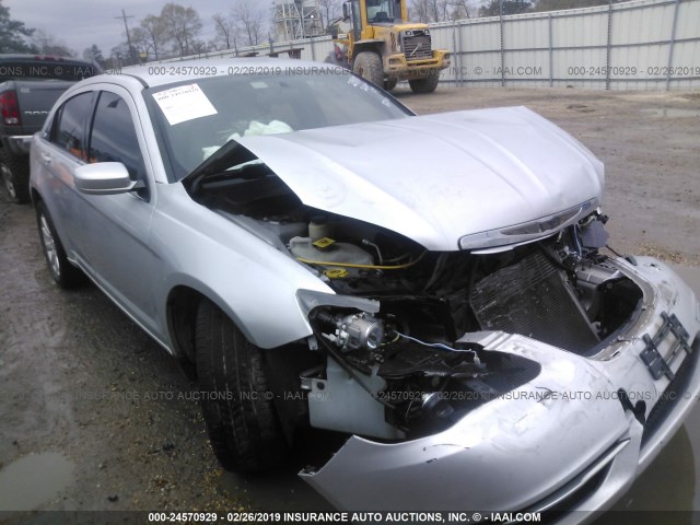 1C3CCBBB8CN299487 - 2012 CHRYSLER 200 TOURING SILVER photo 1