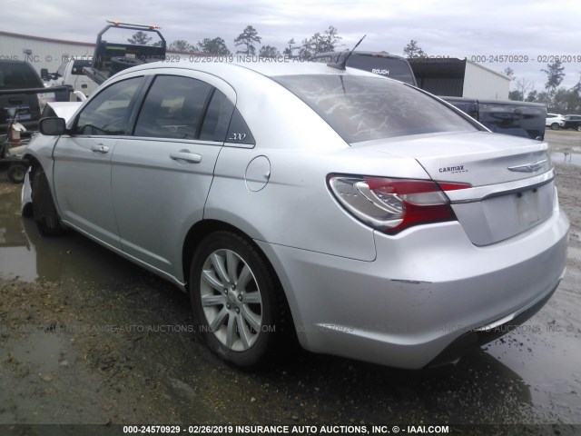 1C3CCBBB8CN299487 - 2012 CHRYSLER 200 TOURING SILVER photo 3