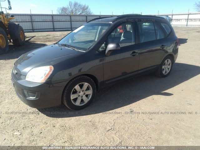 KNAFG525177073081 - 2007 KIA RONDO LX/EX GRAY photo 2