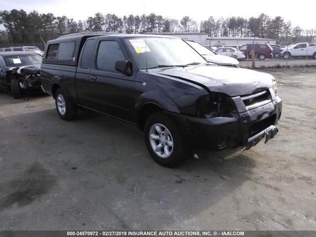 1N6DD26T34C477428 - 2004 NISSAN FRONTIER KING CAB XE BLACK photo 1