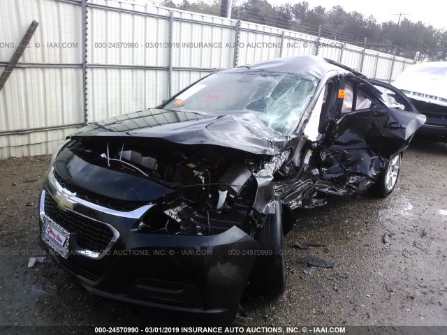 1G11C5SL2EF301026 - 2014 CHEVROLET MALIBU 1LT შავი ფოტო 2