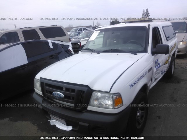 1FTYR10D78PA34148 - 2008 FORD RANGER WHITE photo 2