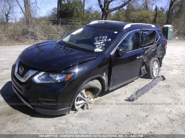 JN8AT2MT3JW466228 - 2018 NISSAN ROGUE S/SL/SV BLACK photo 2