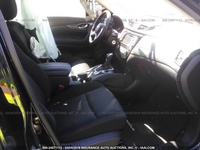 JN8AT2MT3JW466228 - 2018 NISSAN ROGUE S/SL/SV BLACK photo 5