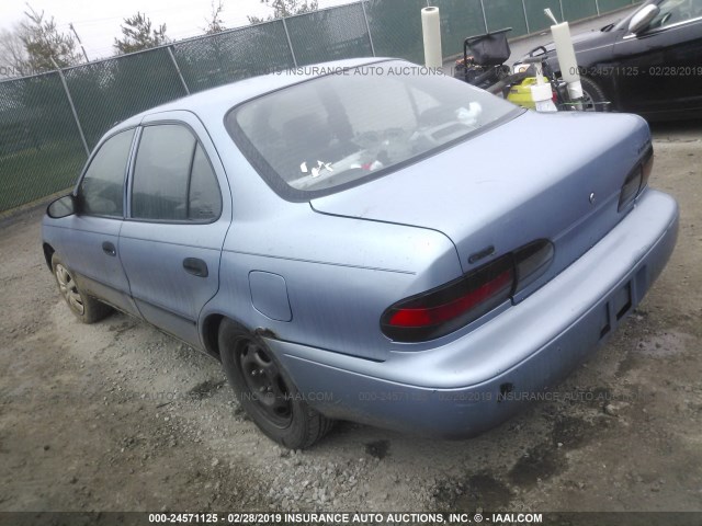 1Y1SK5260SZ007686 - 1995 GEO PRIZM LSI Light Blue photo 3