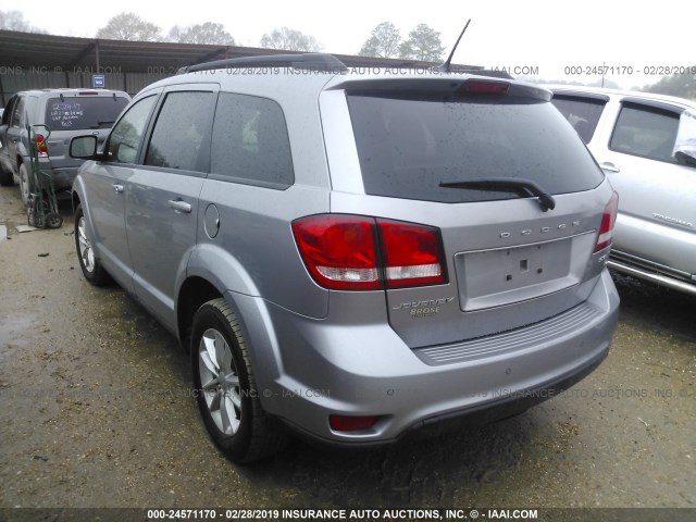 3C4PDCBB7FT718188 - 2015 DODGE JOURNEY GRAY photo 3