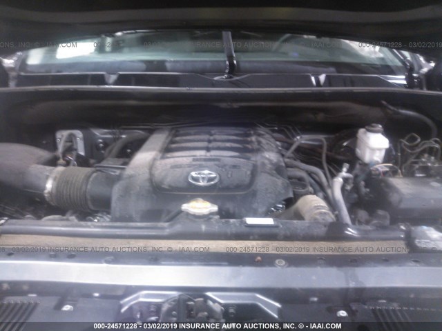 5TFDW5F10GX557277 - 2016 TOYOTA Tundra CREWMAX SR5/TRD PRO 灰色 照片 10