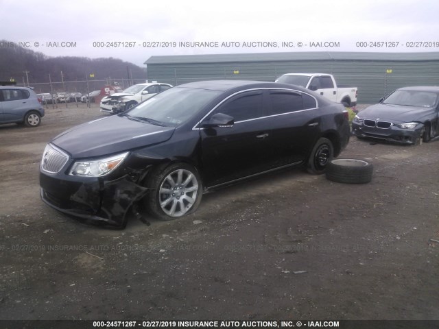 1G4GJ5G35CF282979 - 2012 BUICK LACROSSE TOURING BLACK photo 2