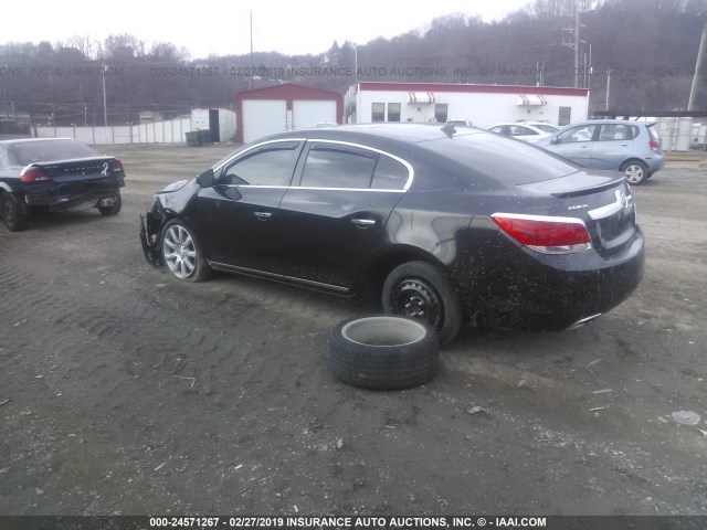 1G4GJ5G35CF282979 - 2012 BUICK LACROSSE TOURING BLACK photo 3