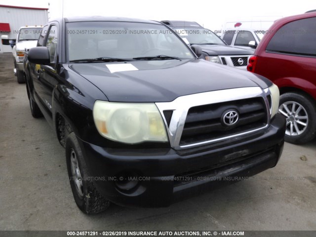5TETX22N76Z289190 - 2006 TOYOTA TACOMA ACCESS CAB შავი ფოტო 1