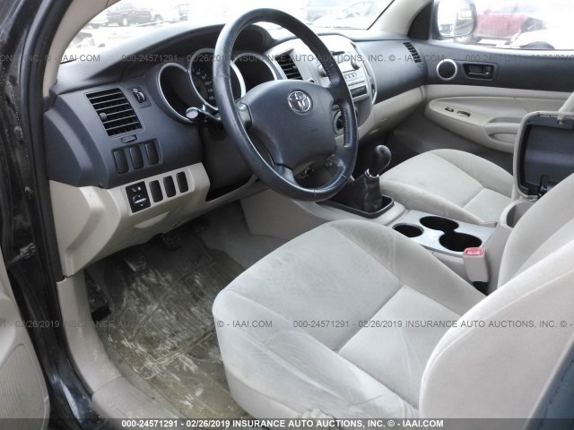 5TETX22N76Z289190 - 2006 TOYOTA TACOMA ACCESS CAB შავი ფოტო 5