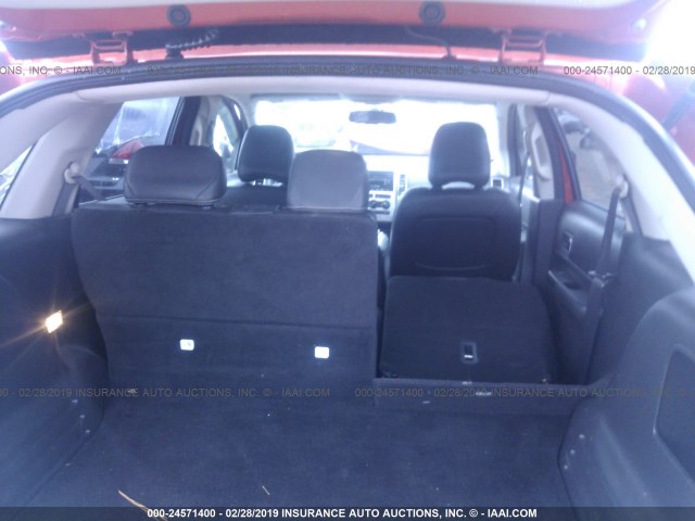 2FMDK38C68BA78557 - 2008 FORD EDGE SEL ORANGE photo 8